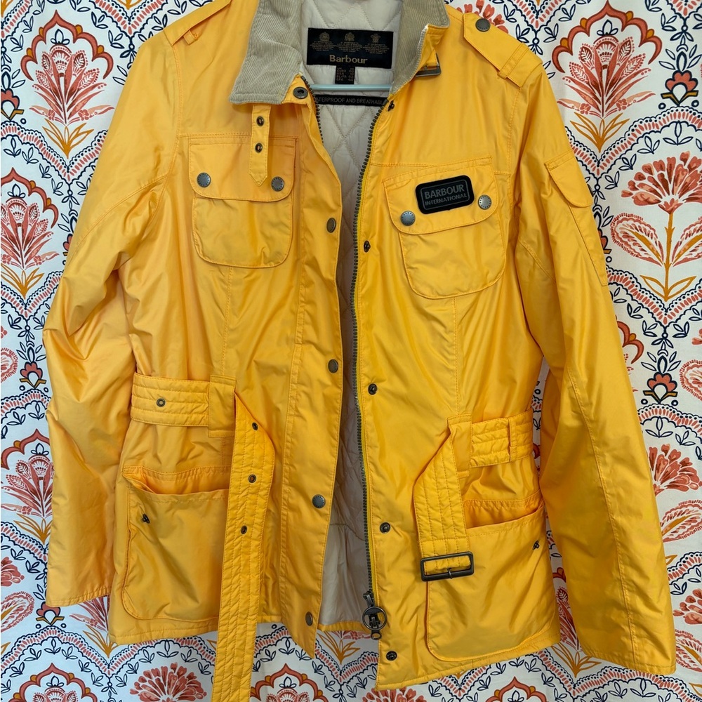 Barbour Women’s Yellow Jacket New without Tags